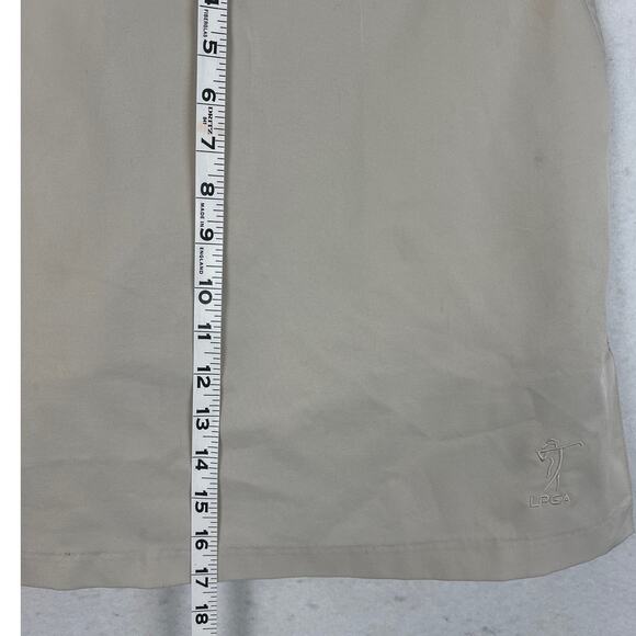 Adidas Women’s LPGA Golf Skort Tan Tonal Branding SZ 4 Golf Athlete Performance - Picture 4 of 9